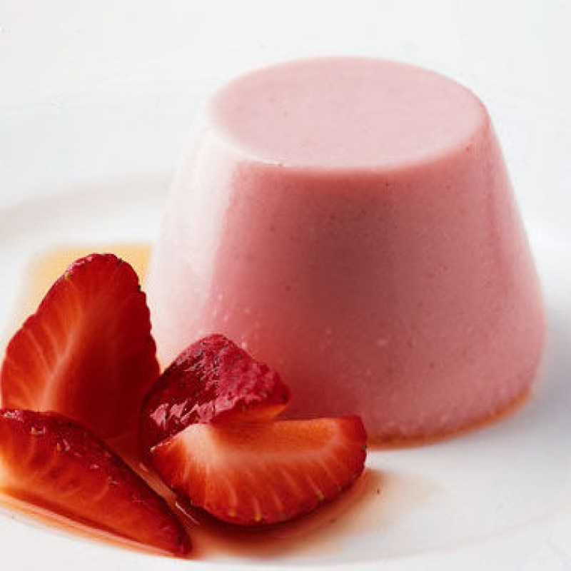 Strawberry panna Cotta